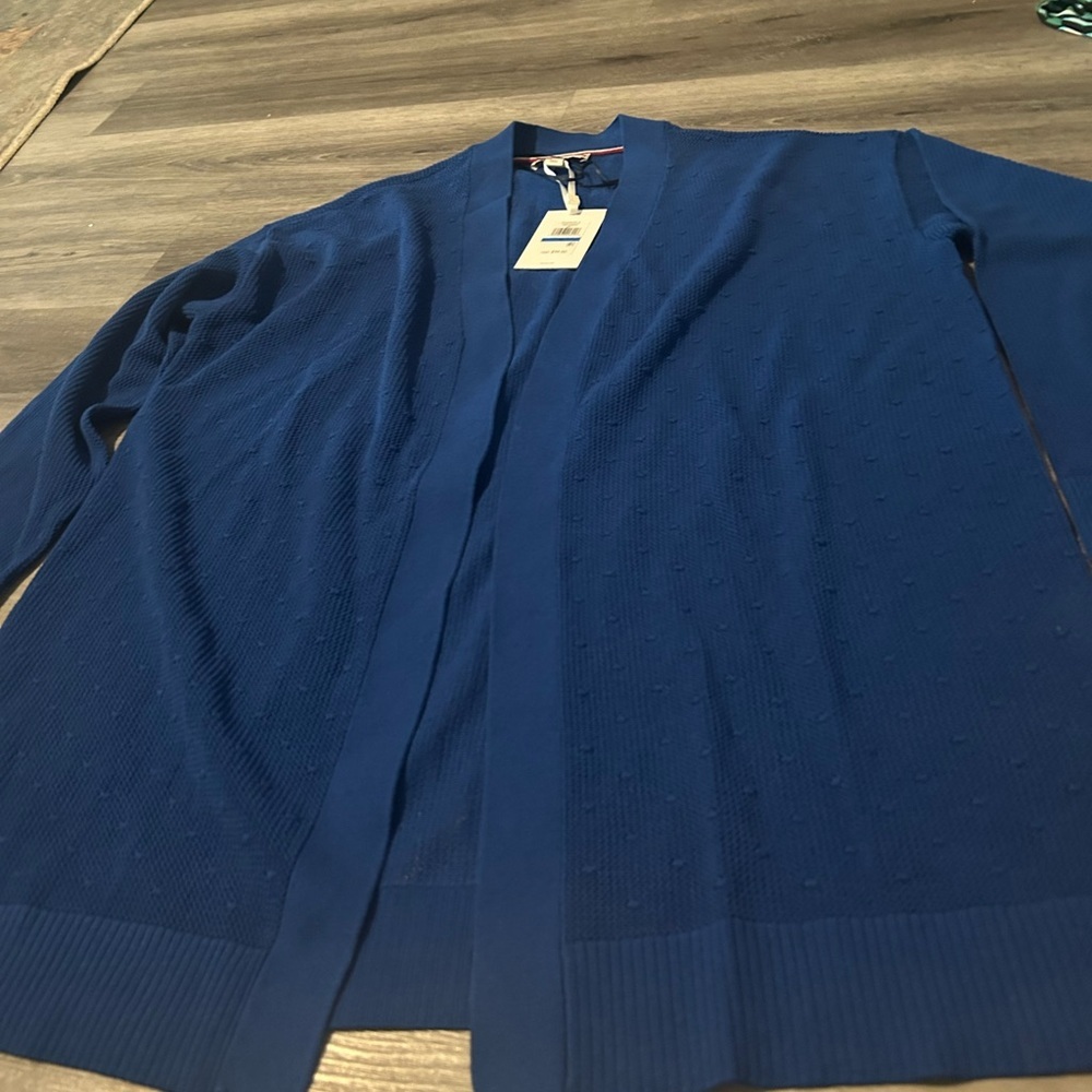 Tommy Hilfiger Women's Royal Blue Cardigan